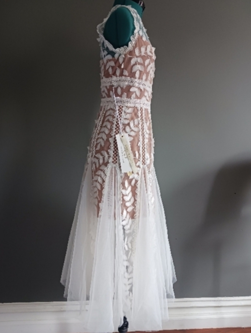 NWT Bronx And Banco Saba Blanc Midi Dress Size 4, EU 40, UK 8 - Picture 4 of 12
